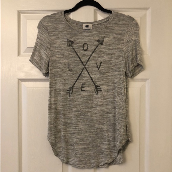 Old Navy Tops - NWOT Love Arrow Super Soft Jersey Tee Size XS Old Navy Tops - NWOT Love Arrow Super Soft Jersey Tee Size XS